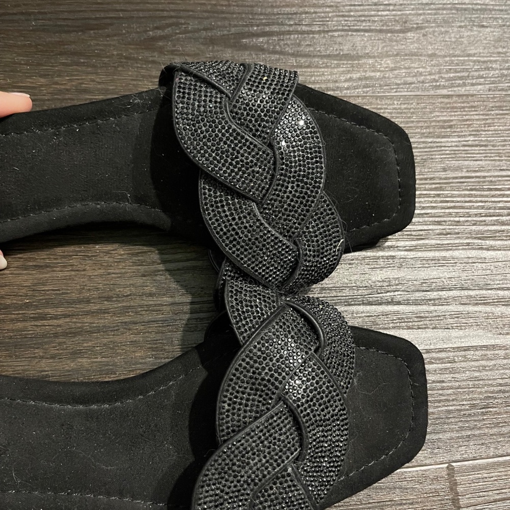 Mix It Rhinestone Sandal 7.5 - Picture 2 of 4